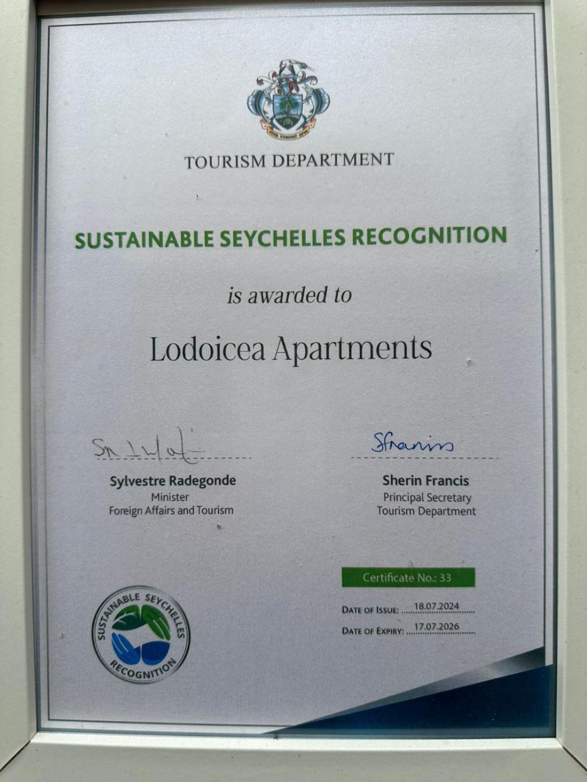 Lodoicea Apartments Bel Ombre Zewnętrze zdjęcie